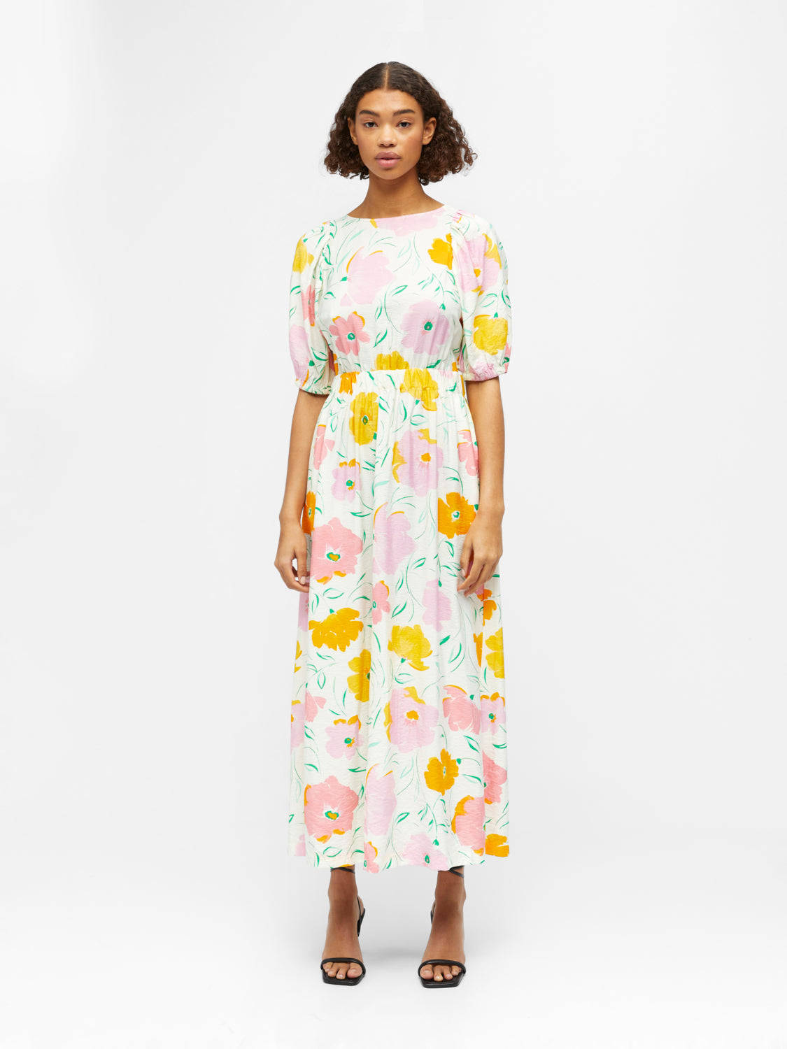 OBJHASINI Dress - Cloud Dancer